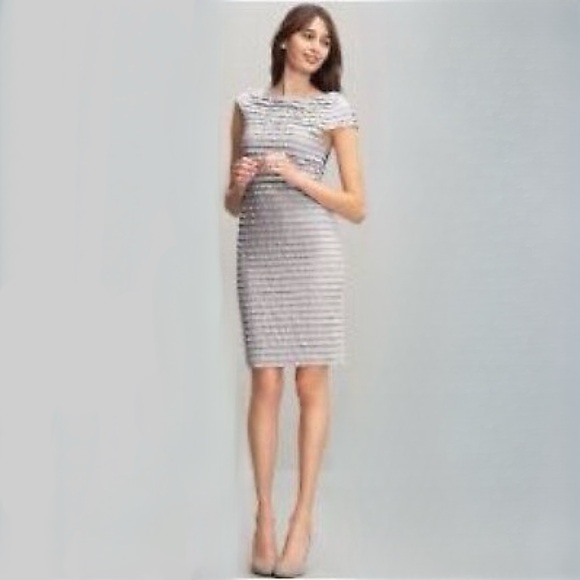 Banana Republic Stretch Ruffle Tiered Bodycon Dress - Picture 1 of 9